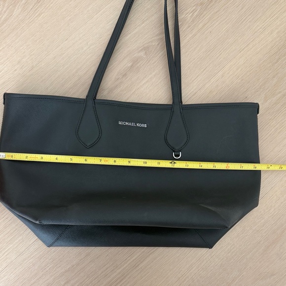 Michael Kors Black Tote with Pouch - Picture 10 of 14